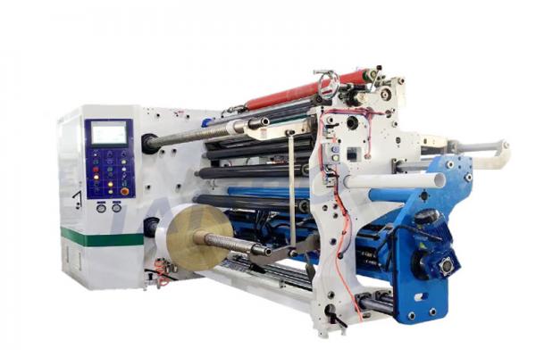 Self-adhesive strip rewinding machine